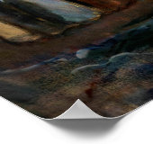 Edvard Munch - Der Sturm Poster (Ecke)