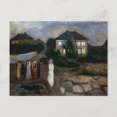 Edvard Munch - Der Sturm Postkarte (Vorderseite)