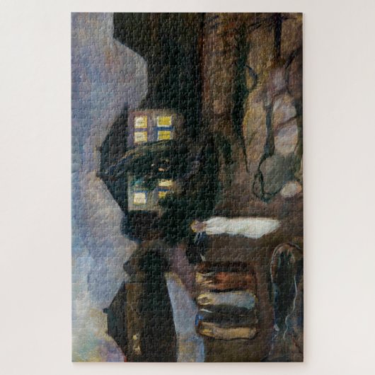 Edvard Munch - Der Sturm Puzzle (Vertikal)