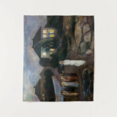 Edvard Munch - Der Sturm Wandteppich (Vorderseite)