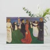 Edvard Munch - Der Tanz des Lebens Dankeskarte (Stehend Vorderseite)