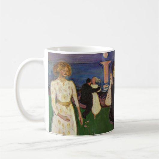 Edvard Munch - Der Tanz des Lebens Kaffeetasse (Links)