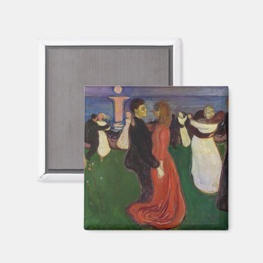 Edvard Munch - Der Tanz des Lebens Magnet (Vorderseite/Rückseite)
