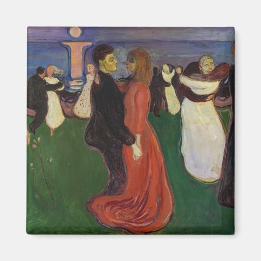 Edvard Munch - Der Tanz des Lebens Magnet (Vorne)