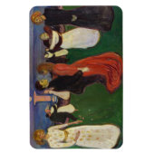 Edvard Munch - Der Tanz des Lebens Magnet (Vertikal)