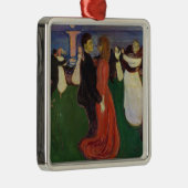 Edvard Munch - Der Tanz des Lebens Ornament Aus Metall (Rechts)