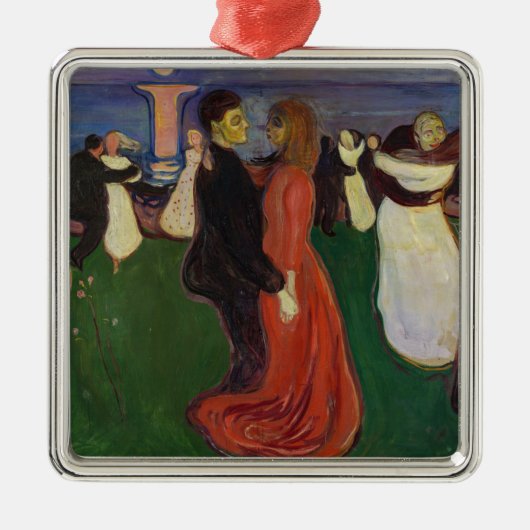 Edvard Munch - Der Tanz des Lebens Ornament Aus Metall (Vorne)