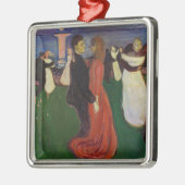 Edvard Munch - Der Tanz des Lebens Ornament Aus Metall (Links)