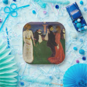 Edvard Munch - Der Tanz des Lebens Pappteller (Party)