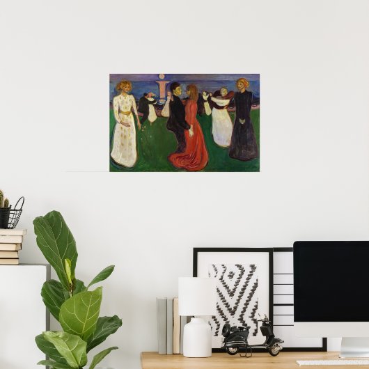 Edvard Munch - Der Tanz des Lebens Poster (Heimbüro)