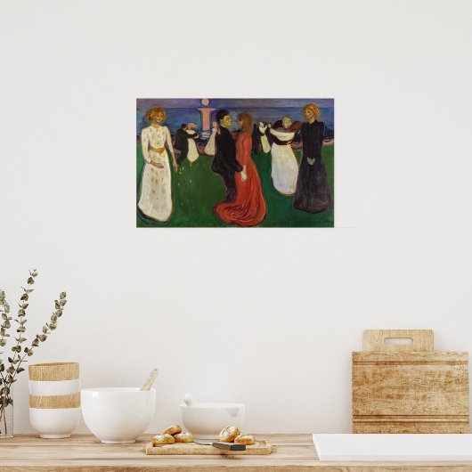 Edvard Munch - Der Tanz des Lebens Poster (Küche)