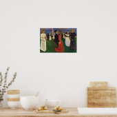 Edvard Munch - Der Tanz des Lebens Poster (Küche)