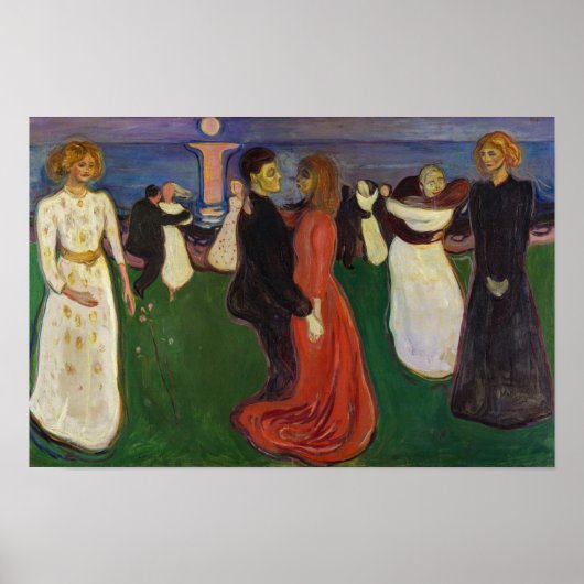 Edvard Munch - Der Tanz des Lebens Poster (Vorne)