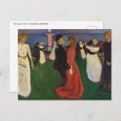 Edvard Munch - Der Tanz des Lebens Postkarte (Vorne/Hinten)