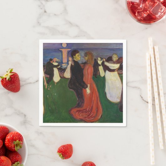 Edvard Munch - Der Tanz des Lebens Serviette (Beispiel)