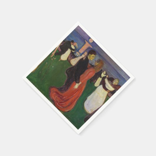 Edvard Munch - Der Tanz des Lebens Serviette (Ecke)