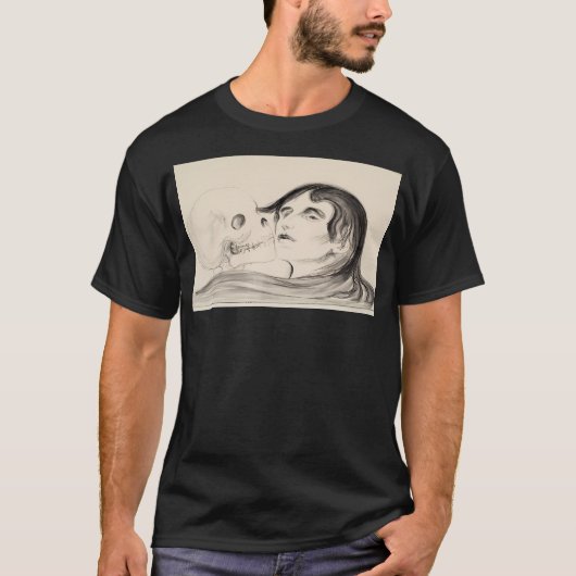 Edvard Munch der Todeskuss T-Shirt (Vorderseite)