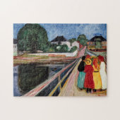 Edvard Munch - Die Mädchen auf der Brücke 1902 Puzzle (Horizontal)