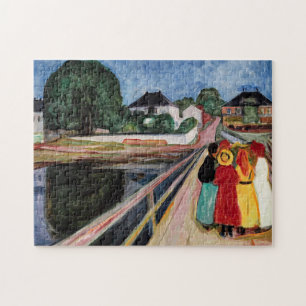 Edvard Munch - Die Mädchen auf der Brücke 1902 Puzzle