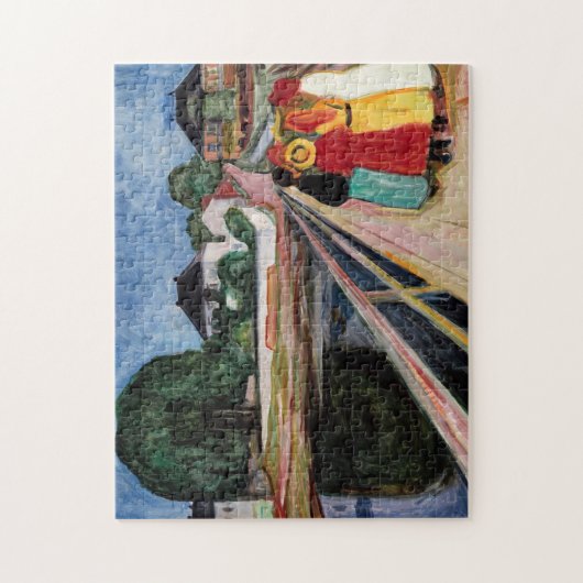 Edvard Munch - Die Mädchen auf der Brücke 1902 Puzzle (Vertikal)