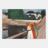 Edvard Munch - Die Mädchen auf der Brücke Geschenkpapier Set (Vorderseite 2)