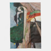 Edvard Munch - Die Mädchen auf der Brücke Geschirrtuch (Vertikal)