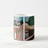 Edvard Munch - Die Mädchen auf der Brücke Kaffeetasse (Mittel)