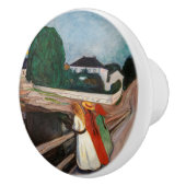 Edvard Munch - Die Mädchen auf der Brücke Keramikknauf (Rechts)