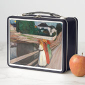 Edvard Munch - Die Mädchen auf der Brücke Metall Brotdose (Beispiel)