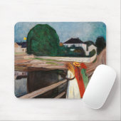 Edvard Munch - Die Mädchen auf der Brücke Mousepad (Mit Mouse)