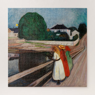 Edvard Munch - Die Mädchen auf der Brücke Puzzle