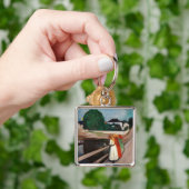 Edvard Munch - Die Mädchen auf der Brücke Schlüsselanhänger (Hand)