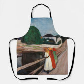 Edvard Munch - Die Mädchen auf der Brücke Schürze (Vorderseite)