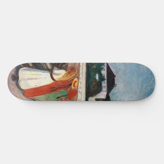 Edvard Munch - Die Mädchen auf der Brücke Skateboard (Horizontal)