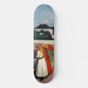 Edvard Munch - Die Mädchen auf der Brücke Skateboard