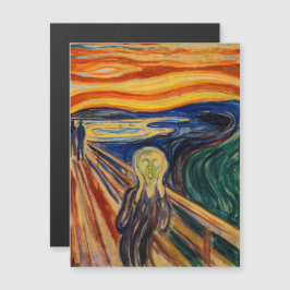 Edvard Munch - Die Schrei-Magnetkarte 1910 Magnetkarte