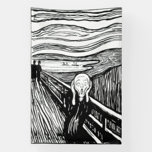 Edvard Munch - Die schreiende Lithografie Banner
