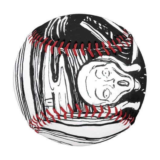 Edvard Munch - Die schreiende Lithografie Baseball (Vorderseite)