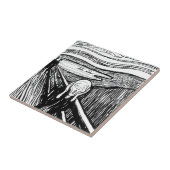 Edvard Munch - Die schreiende Lithografie Fliese (Seite)