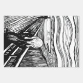 Edvard Munch - Die schreiende Lithografie Geschenkpapier Set (Vorderseite 3)