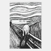 Edvard Munch - Die schreiende Lithografie Geschenkpapier Set