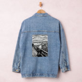 Edvard Munch - Die schreiende Lithografie Jeansjacke (Hangar)