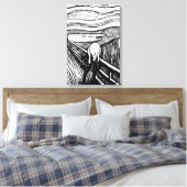 Edvard Munch - Die schreiende Lithografie Leinwanddruck (Insitu (Schlafzimmer))