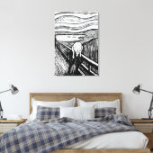 Edvard Munch - Die schreiende Lithografie Leinwanddruck (Insitu (Schlafzimmer))