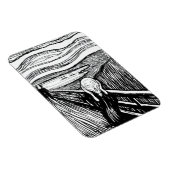 Edvard Munch - Die schreiende Lithografie Magnet (Rechte Seite)