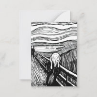 Edvard Munch - Die schreiende Lithografie