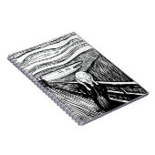 Edvard Munch - Die schreiende Lithografie Notizblock (Rechte Seite)
