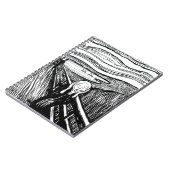 Edvard Munch - Die schreiende Lithografie Notizblock (Linke Seite)