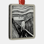 Edvard Munch - Die schreiende Lithografie Ornament Aus Metall (Rechts)