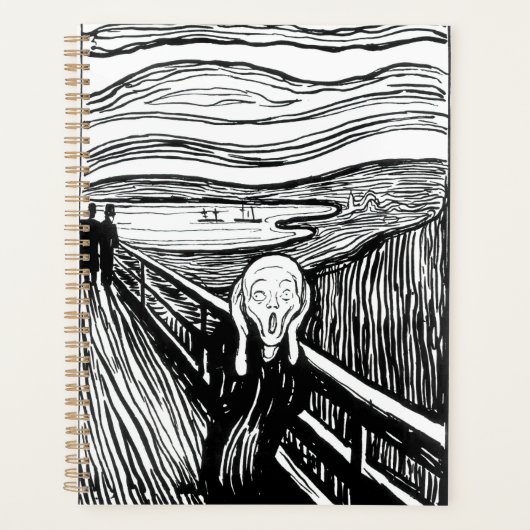 Edvard Munch - Die schreiende Lithografie Planer (Vorderseite)